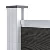 vidaXL Πάνελ Περίφραξης Γκρι 175 x 186 εκ. από WPC