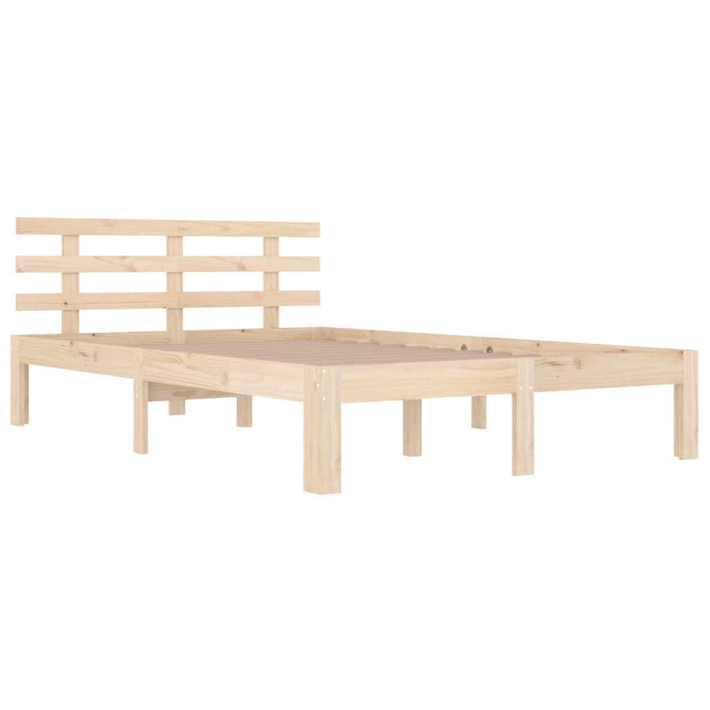 vidaXL Πλαίσιο Κρεβατιού 180 x 200 εκ. Μασίφ Ξύλο Super King Size
