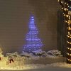 vidaXL LED Χριστουγεννιάτικο Δέντρο με 112 LED Μπλε 182 εκ Μέταλλο
