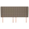 vidaXL &Kappa;&epsilon;&phi;&alpha;&lambda;ά&rho;&iota; &mu;&epsilon; &Pi;&tau;&epsilon;&rho;ύ&gamma;&iota;&alpha; Taupe 163x23x118/128 &epsilon;&kappa;. &Upsilon;&phi;&alpha;&sigma;&mu;ά&tau;&iota;&nu;&omicron;
