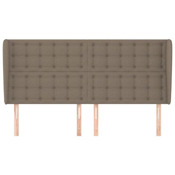 vidaXL &Kappa;&epsilon;&phi;&alpha;&lambda;ά&rho;&iota; &mu;&epsilon; &Pi;&tau;&epsilon;&rho;ύ&gamma;&iota;&alpha; Taupe 163x23x118/128 &epsilon;&kappa;. &Upsilon;&phi;&alpha;&sigma;&mu;ά&tau;&iota;&nu;&omicron;