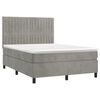 vidaXL &Kappa;&rho;&epsilon;&beta;ά&tau;&iota; Boxspring &mu;&epsilon; &Sigma;&tau;&rho;ώ&mu;&alpha; &Alpha;&nu;&omicron;&iota;&chi;&tau;ό &Gamma;&kappa;&rho;&iota; 140x190 &epsilon;&kappa;. &Beta;&epsilon;&lambda;&omicron;ύ&delta;&iota;&nu;&omicron;