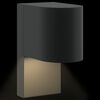 vidaXL Εξωτερικά Φωτιστικά Τοίχου 2 pcs Μαύρο 12 x 7 x 15 εκ.