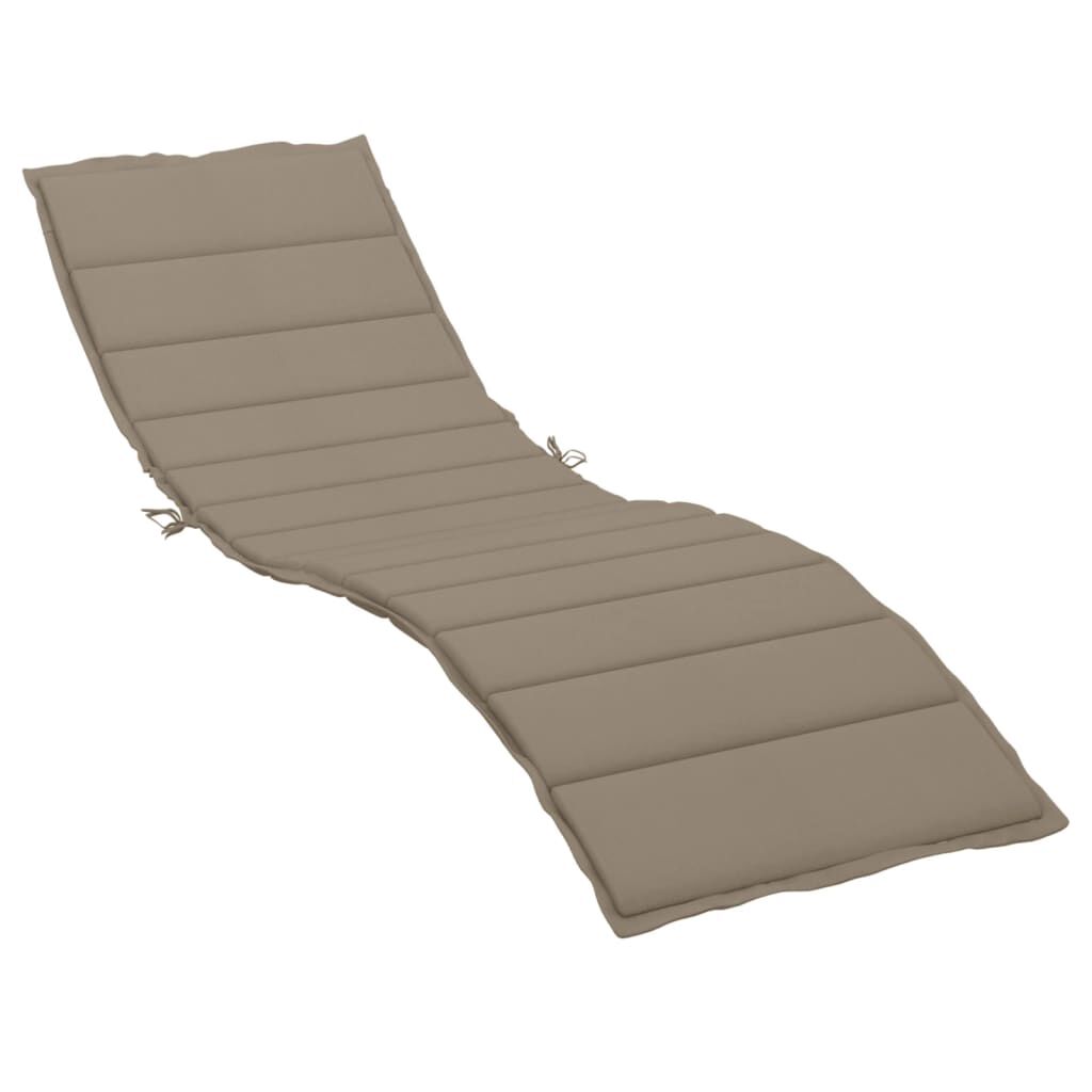 vidaXL Μαξιλάρι Ξαπλώστρας Taupe 200 x 70 x 3εκ. από Ύφασμα Oxford