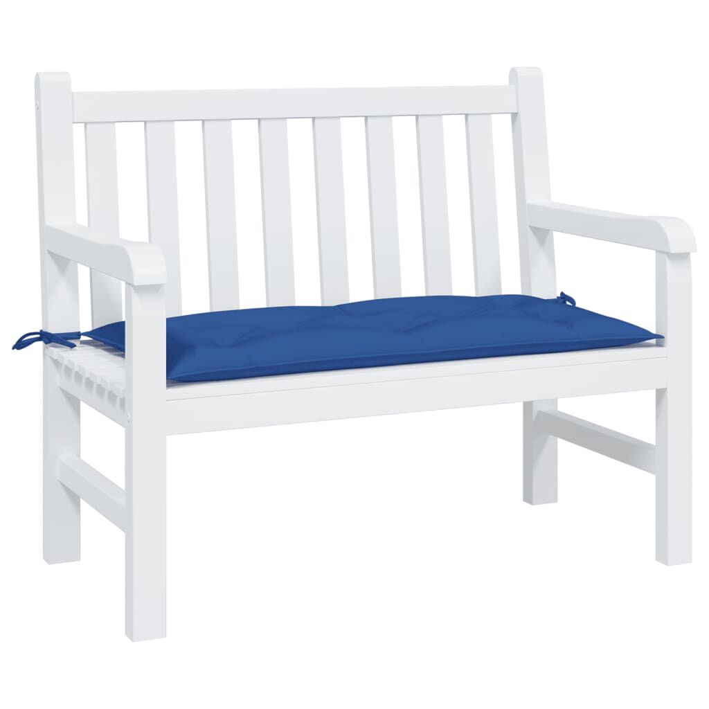 vidaXL Μαξιλάρι Πάγκου Κήπου Μπλε 100x50x7 εκ. Ύφασμα Oxford