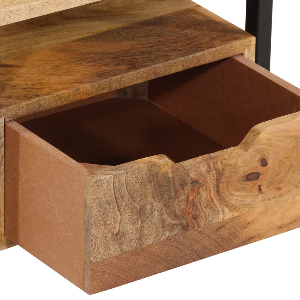 vidaXL Κομοδίνο Επιτοίχιο με Αποθ. Χώρο 35x35x25εκ. Μασίφ Ξύλο Ακακίας