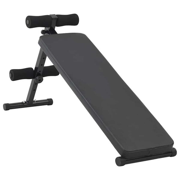 vidaXL Μπερνύν Ανασήκωσης Μαύρο 124 x 33.5 x 55 εκ.