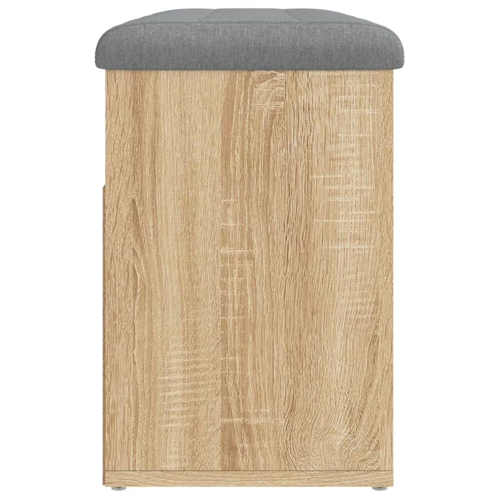 vidaXL Παπουτσοθήκη Sonoma Δρυς 82x32x45,5 εκ. από Επεξεργασμένο Ξύλο