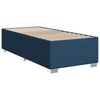 vidaXL Κρεβάτι Boxspring με Στρώμα Μπλε 100 x 200 εκ. Υφασμάτινο