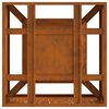 vidaXL Φωτιά Καφέ 60 x 60 x 30 cm Ατσάλι σκληρυθέν στον αέρα