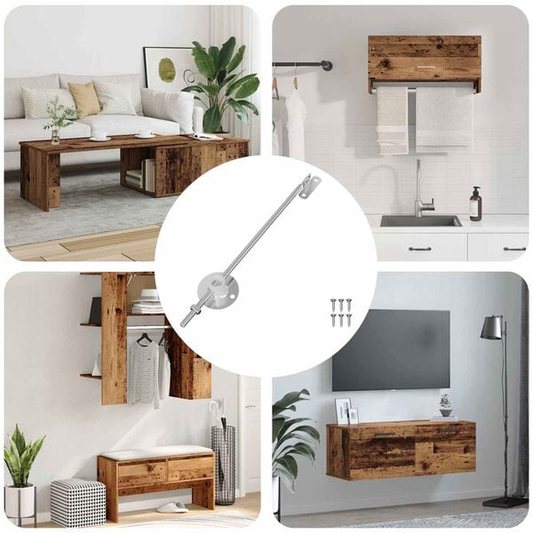 vidaXL &Mu;&epsilon;&nu;&tau;&epsilon;&sigma;έ&sigmaf; &sigma;&tau;ή&rho;&iota;&xi;&eta;&sigmaf; &kappa;&alpha;&pi;&alpha;&kappa;&iota;&omicron;ύ 12 pcs &Alpha;&sigma;&eta;&mu;ί 194 x 36 x 18 mm &Sigma;ί&delta;&epsilon;&rho;&omicron;