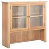 vidaXL Βιβλιοθήκη Γραφείου Επικαθήμενη 110x33,5x105 εκ. Ξύλο Δρυός