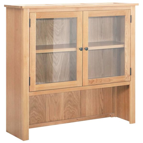 vidaXL Βιβλιοθήκη Γραφείου Επικαθήμενη 110x33,5x105 εκ. Ξύλο Δρυός
