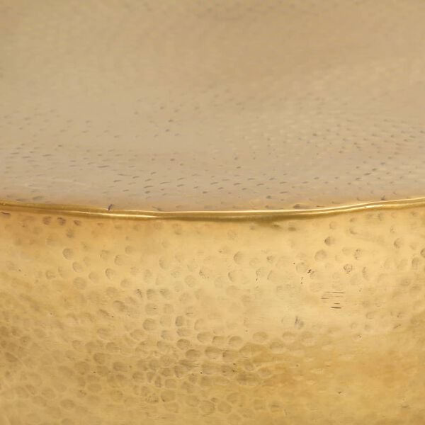 vidaXL Τραπεζάκι Σαλονιού Hammered Μπρούτζινο 70x30 εκ. από Αλουμίνιο