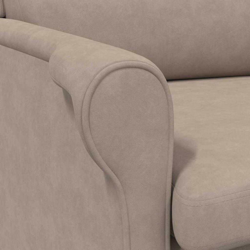 vidaXL Πολυθρόνα Taupe 76 x 94 x 102 εκ. Μικροΐνες