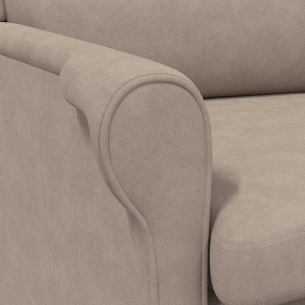 vidaXL Πολυθρόνα Taupe 76 x 94 x 102 εκ. Μικροΐνες