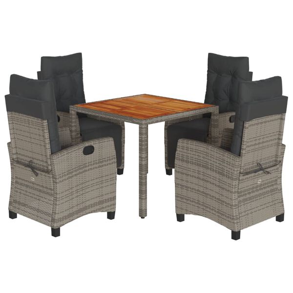 vidaXL &Sigma;&epsilon;&tau; &Tau;&rho;&alpha;&pi;&epsilon;&zeta;&alpha;&rho;ί&alpha;&sigmaf; &Kappa;ή&pi;&omicron;&upsilon; 5 &tau;&epsilon;&mu;. &Gamma;&kappa;&rho;&iota; &Sigma;&upsilon;&nu;&theta;. &Rho;&alpha;&tau;ά&nu; &mu;&epsilon; &Mu;&alpha;&xi;&iota;&lambda;ά&rho;&iota;&alpha;