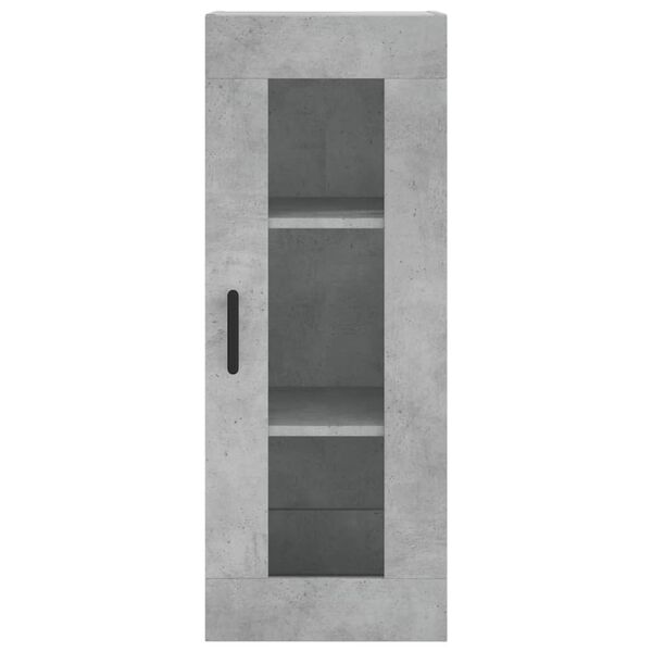 vidaXL Ντουλάπι Τοίχου Γκρι Σκυροδέματος 34,5 x 34 x 90 εκ.