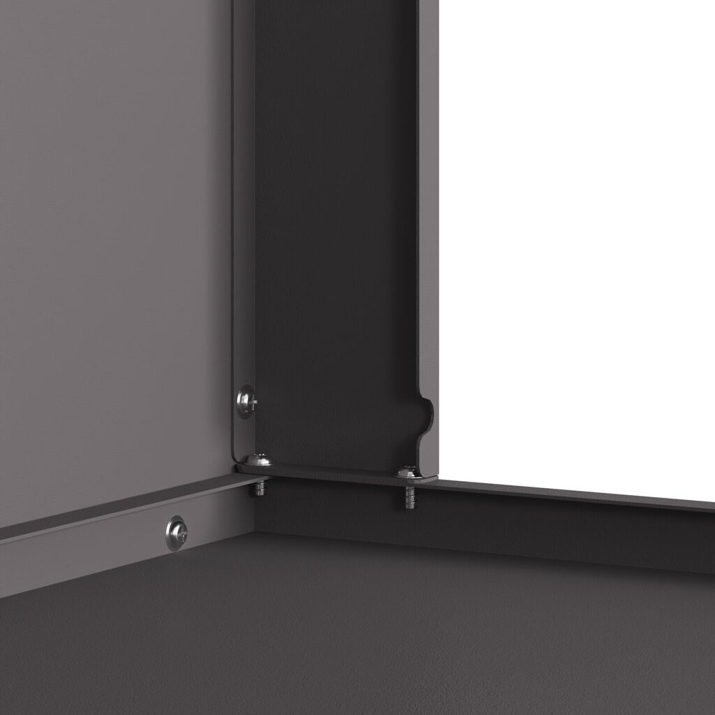 vidaXL Φούρνος με Καμινάδα Μαύρος 60x40x96 εκ Ατσάλι