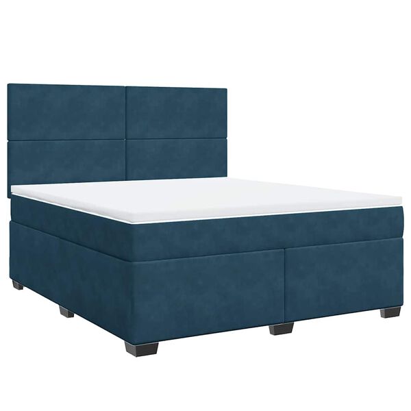 vidaXL &Kappa;&rho;&epsilon;&beta;ά&tau;&iota; Boxspring &mu;&epsilon; &Sigma;&tau;&rho;ώ&mu;&alpha; &Mu;&pi;&lambda;&epsilon; 180x200 &epsilon;&kappa;. &Beta;&epsilon;&lambda;&omicron;ύ&delta;&iota;&nu;&omicron;