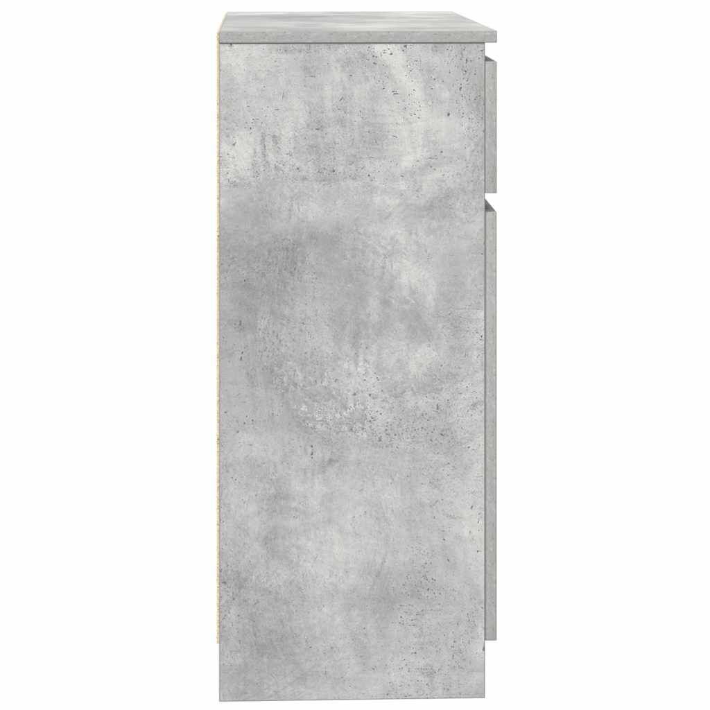 vidaXL Συρταριέρα με Συρτάρια Γκρι Σκυρ. 71x35x84 εκ. από Επεξ. Ξύλο