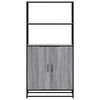 vidaXL Highboard Grey Sonoma Κατασκευασμένο ξύλο και μέταλλο