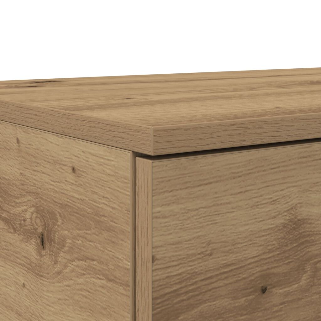 vidaXL Κρεβάτια Καρίνης Δρυς 80x36,5x16,5 εκ Επεξεργασμένο Ξύλο