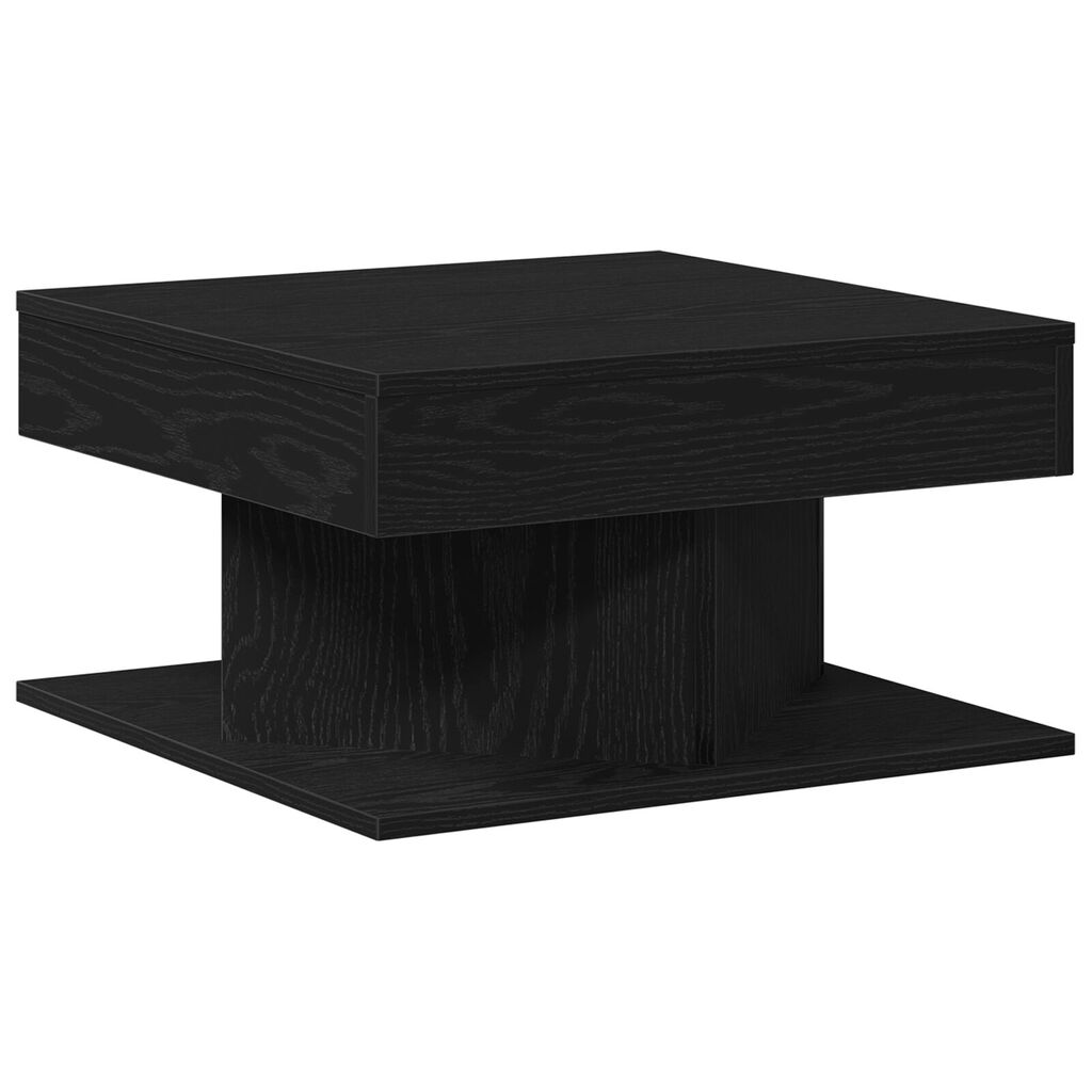 vidaXL Τραπεζάκι σαλονιού Μαύρο Δρυς 57x57x30 εκ. Φτιαγμένο από ξύλο