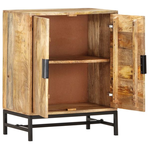 vidaXL Ντουλάπι με Συρτάρια 60 x 35 x 75 εκ. από Μασίφ Ξύλο Μάνγκο