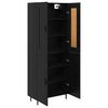 vidaXL Highboard 2 pcs &Mu;&alpha;ύ&rho;&eta; &Omicron;&xi;&upsilon;ά &Epsilon;&pi;&epsilon;&xi;&epsilon;&rho;&gamma;&alpha;&sigma;&mu;έ&nu;&omicron; &xi;ύ&lambda;&omicron;