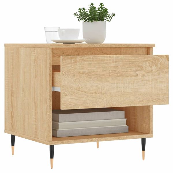 vidaXL Τραπέζια Σαλονιού 2 τεμ. Sonoma Δρυς 50x46x50 εκ. Επεξεργ. Ξύλο
