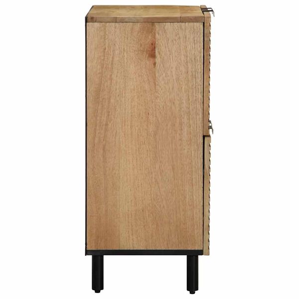 vidaXL Sideboard καφέ 60x33x75 cm μασίφ ξύλο Mango
