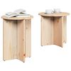 vidaXL Τραπεζάκι σαλονιού 2 pcs Φυσικό 41.5 x 41.5 x 41 εκ