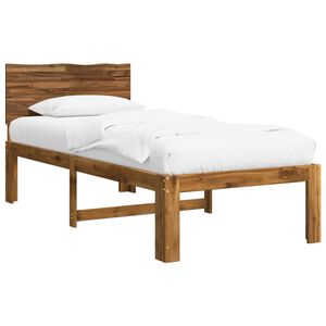 vidaXL &Mu;&omicron;&nu;ό &Kappa;&rho;&epsilon;&beta;ά&tau;&iota; &mu;&epsilon; &Kappa;&epsilon;&phi;&alpha;&lambda;ά&rho;&iota; ROSTOCK &Phi;&upsilon;&sigma;&iota;&kappa;ό 80 x 200 cm