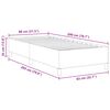 vidaXL Σκελετός Κρεβατιού Κρεμ 80 x 200 cm Βελούδο