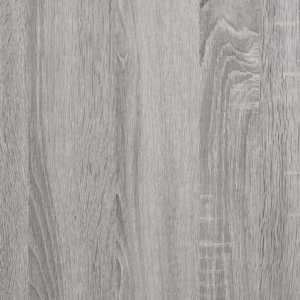 vidaXL Κομοδίνα Επιτοίχια 2 τεμ. Γκρι Sonoma 50x30x47 εκ.