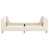 vidaXL Κρεβάτι Παιδικής Κρεβατοκάμαρας με Κεφαλάκι Κρεμ 80 x 200 cm