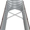 vidaXL Ζαρντινιέρα Καφέ 332x40x36 εκ. Γαλβανισμένος χάλυβας