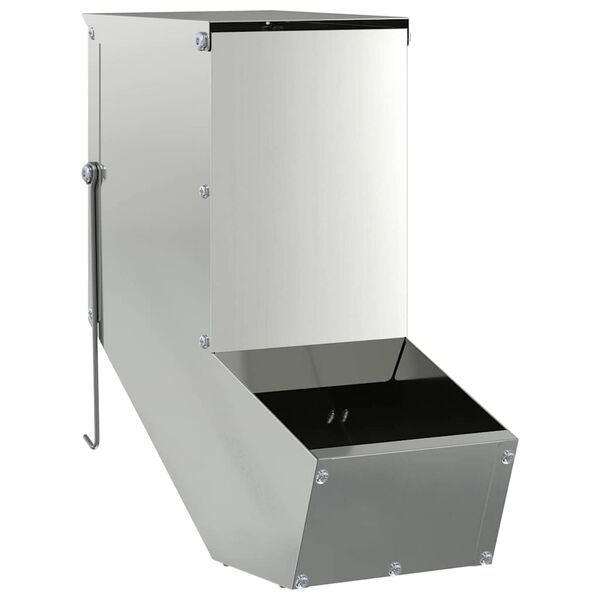 vidaXL Ταΐστρα Χαμστεριών Ασημί 17.5 x 26 x 28.5 εκ