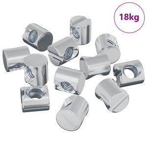 vidaXL &Beta;ί&delta;&epsilon;&sigmaf; &kappa;&omicron;&upsilon;&mu;&pi;ώ&mu;&alpha;&tau;&omicron;&sigmaf; 4500 pcs &Alpha;&sigma;&eta;&mu;ί M6 x 12 &chi;&iota;&lambda; &Mu;έ&tau;&alpha;&lambda;&lambda;&omicron;