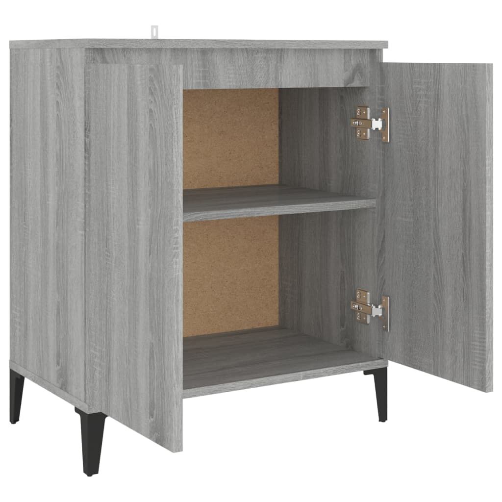 vidaXL Ντουλάπι Γκρι Sonoma 60 x 35 x 70 εκ. από Επεξεργασμένο Ξύλο