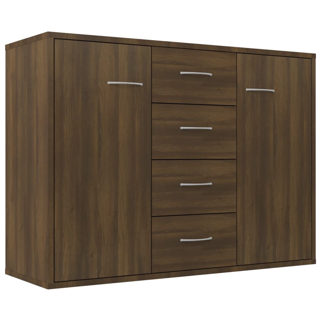 vidaXL Ντουλάπι Καφέ Δρυς 88 x 30 x 65 εκ. από Επεξεργασμένο Ξύλο
