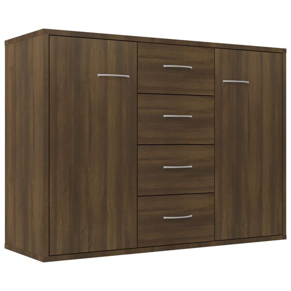 vidaXL Ντουλάπι Καφέ Δρυς 88 x 30 x 65 εκ. από Επεξεργασμένο Ξύλο