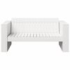 vidaXL Καναπές Κήπου Λευκό 134 x 60 x 62 cm Μασίφ ξύλο πεύκου
