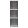 vidaXL Βιβλιοθήκη/Έπιπλο Τηλεόρασης Γκρι Sonoma 36x30x114εκ Επεξ. Ξύλο