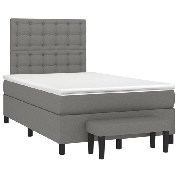 vidaXL &Kappa;&rho;&epsilon;&beta;ά&tau;&iota; Boxspring &mu;&epsilon; &Sigma;&tau;&rho;ώ&mu;&alpha; &Sigma;&kappa;&omicron;ύ&rho;&omicron; &Gamma;&kappa;&rho;&iota; 120x200 &epsilon;&kappa;. &Upsilon;&phi;&alpha;&sigma;&mu;ά&tau;&iota;&nu;&omicron;