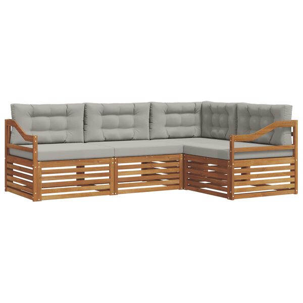 vidaXL &Sigma;&epsilon;&iota;&rho;ά &Kappa;&alpha;&nu;&alpha;&pi;έ &Epsilon;&xi;&omega;&tau;&epsilon;&rho;&iota;&kappa;&omicron;ύ 4 pcs &Phi;&upsilon;&sigma;&iota;&kappa;ό &kappa;&alpha;&iota; &Alpha;&nu;&omicron;&iota;&chi;&tau;ό &Gamma;&kappa;&rho;&iota;