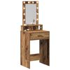 vidaXL Τραπέζι περιποίησης Καφέ 50 x 41 x 140 εκ. Επεξεργασμένο ξύλο