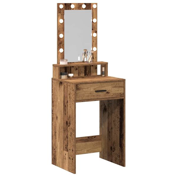 vidaXL Τραπέζι περιποίησης Καφέ 50 x 41 x 140 εκ. Επεξεργασμένο ξύλο
