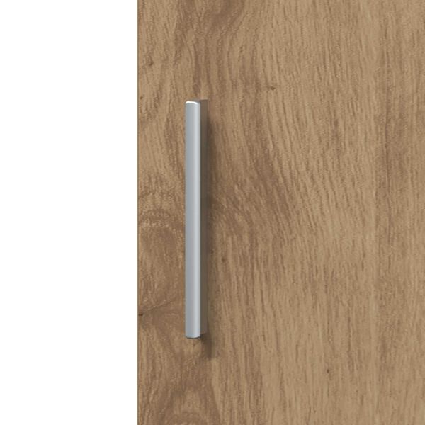 vidaXL Χειροποίητη δρυς 40 x 42,5 x 185 εκ. Επεξεργασμένο ξύλο